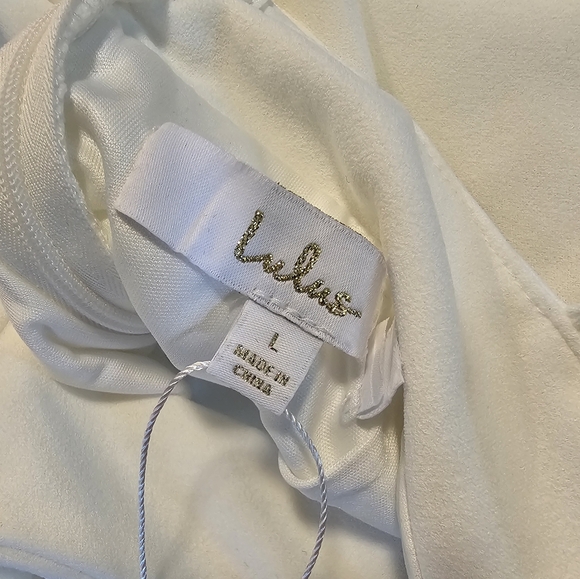 Lulus Pure Romance White Mermaid Maxi Wedding Dress Bridal Gown, Size Large - Picture 11 of 11